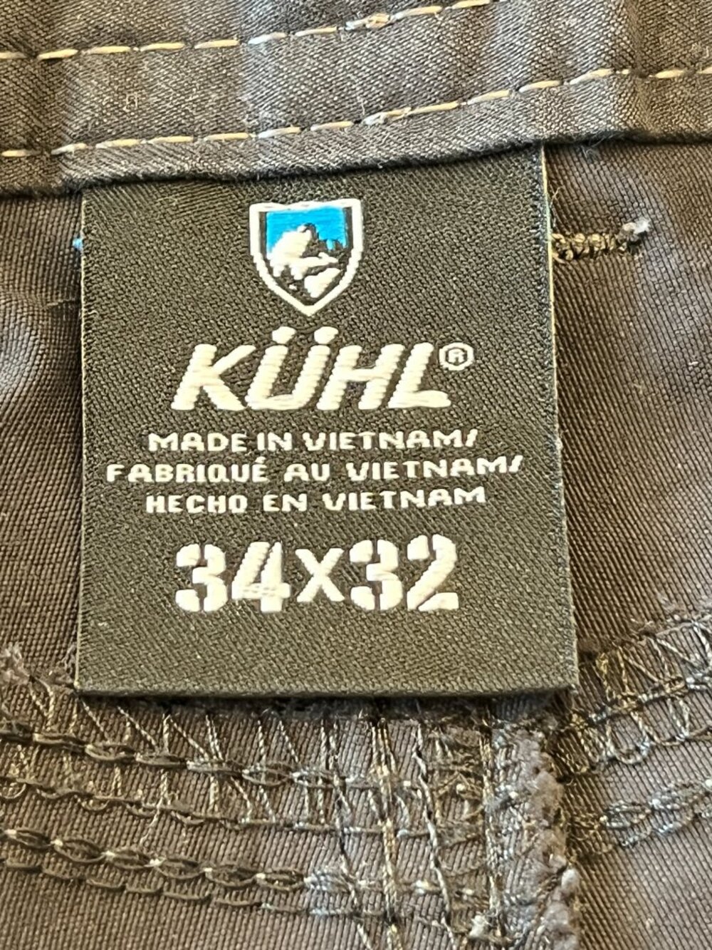 Men's Kuhl Renegade Klassik Koal Pants Size 34x32 - Picture 3 of 8